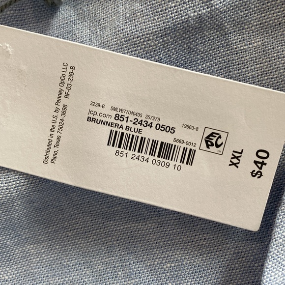 Liz Claiborne V-Neck Sleeveless Peplum Top - Picture 7 of 7